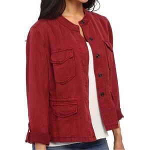 Sanctuary Sunset Safari Cargo Utility Field Snap Front Jacket Size XL